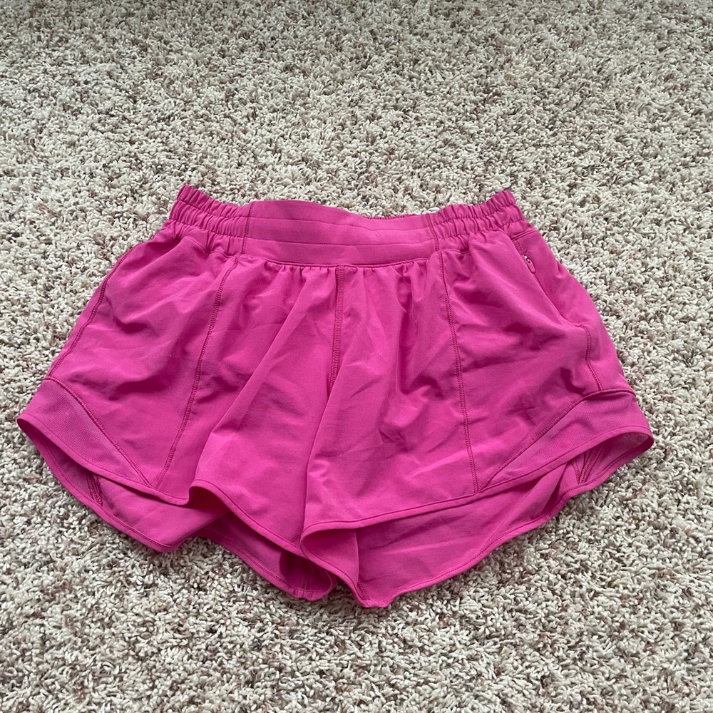 LULULEMON HOT PINK SHORTS